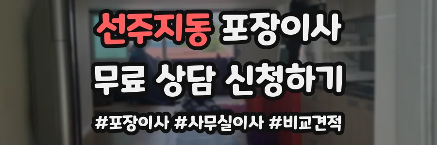 선주지동 포장이사