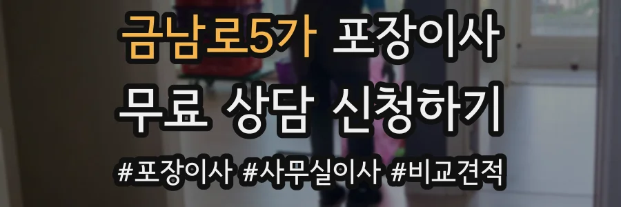 금남로5가 포장이사