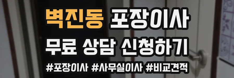 벽진동 포장이사
