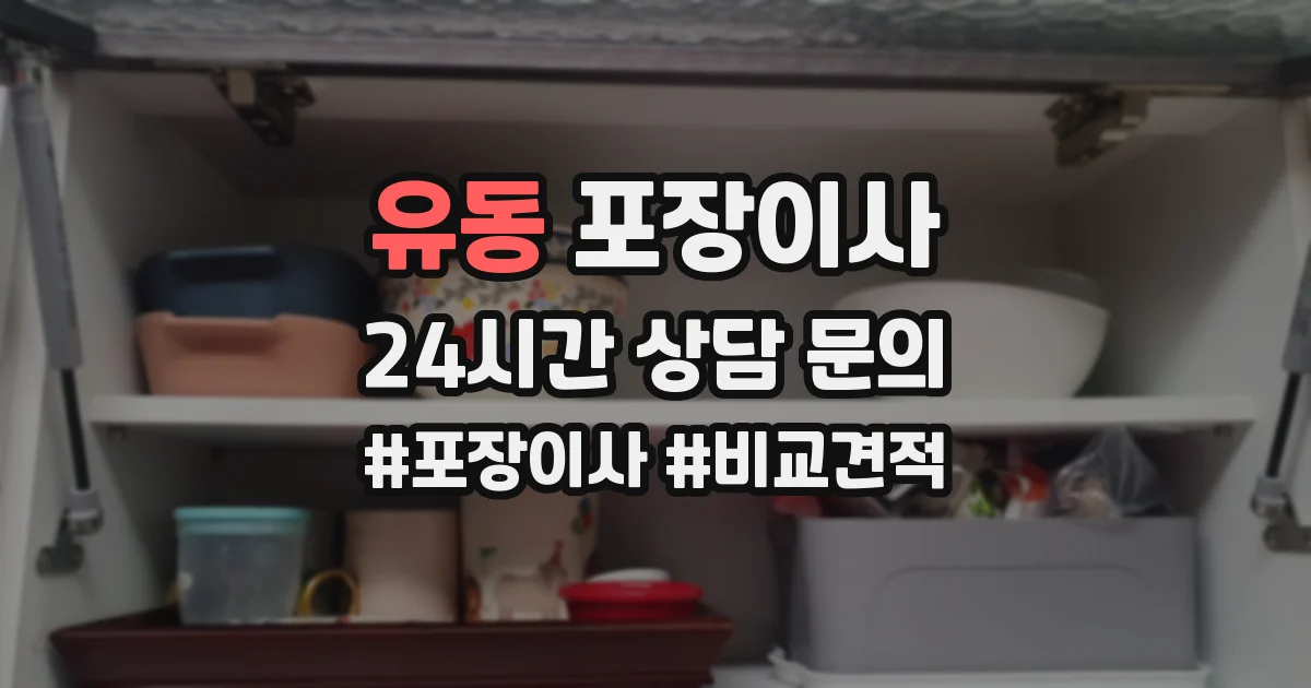 유동 포장이사