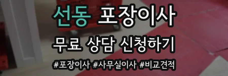선동 포장이사