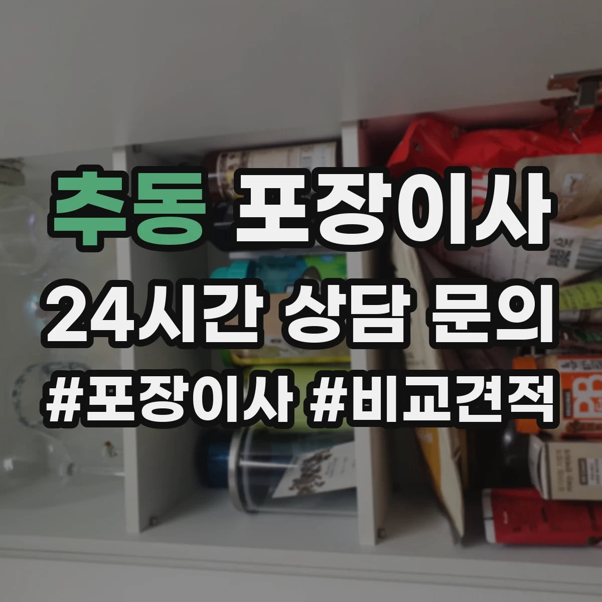 추동 포장이사