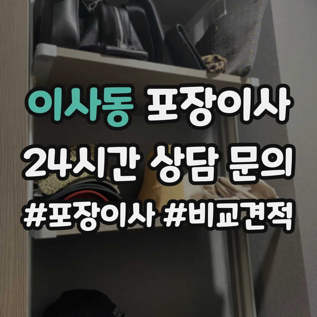 이사동 포장이사
