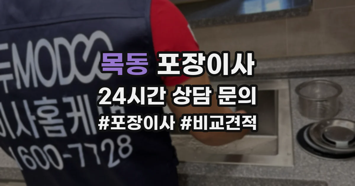 목동 포장이사