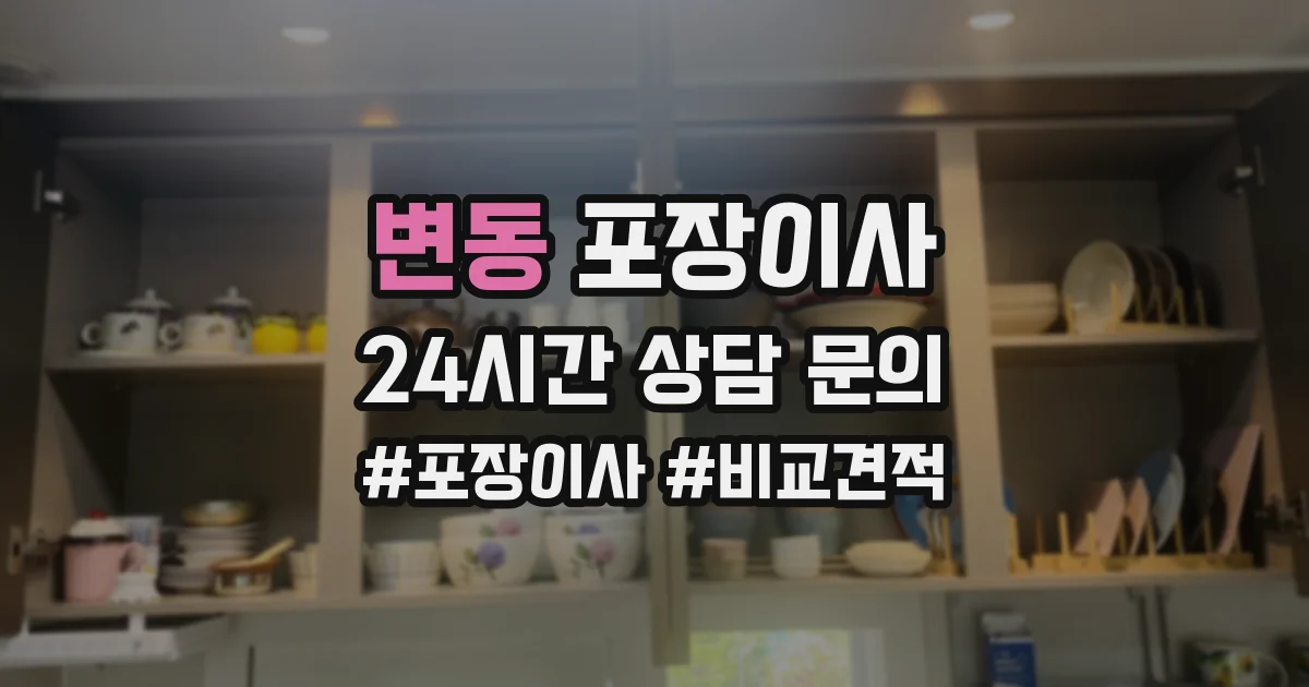 변동 포장이사