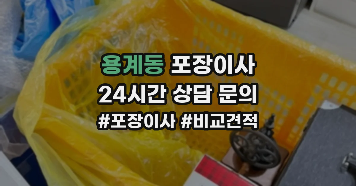 용계동 포장이사