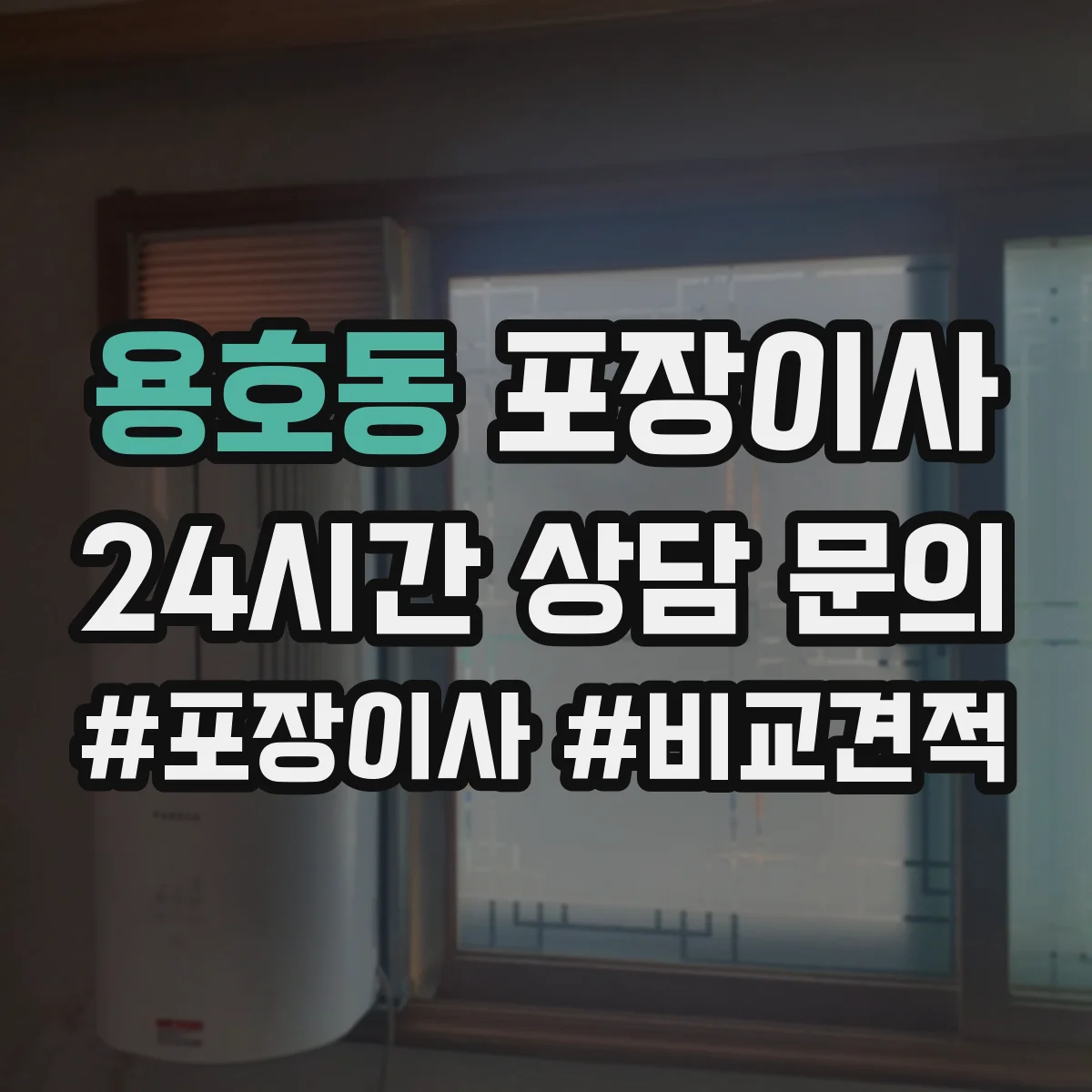 용호동 포장이사