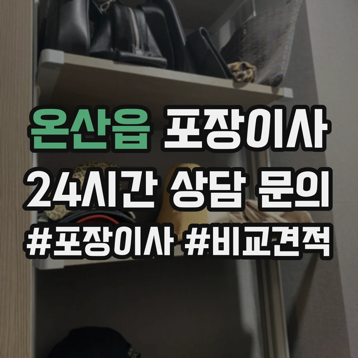 온산읍 포장이사