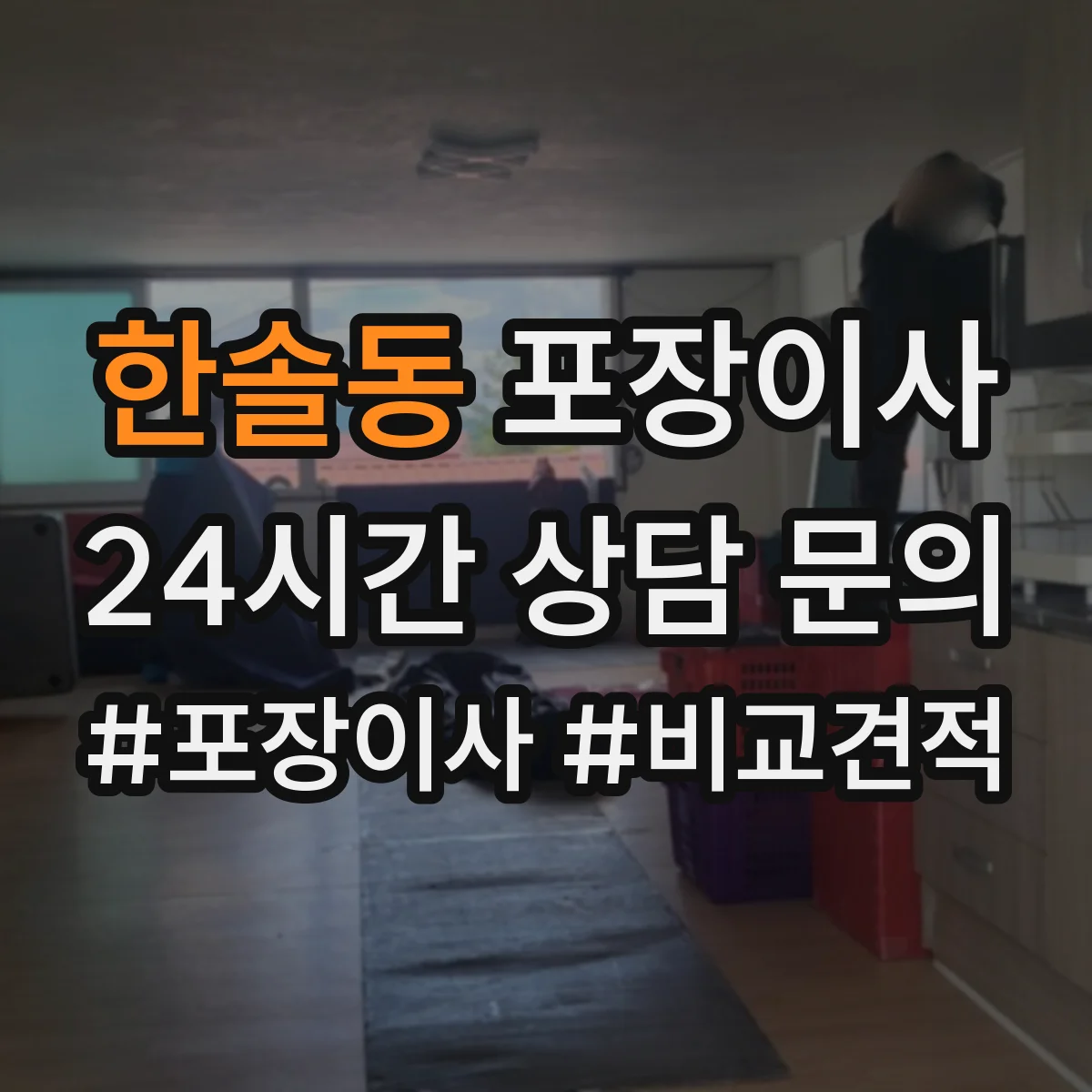 한솔동 포장이사