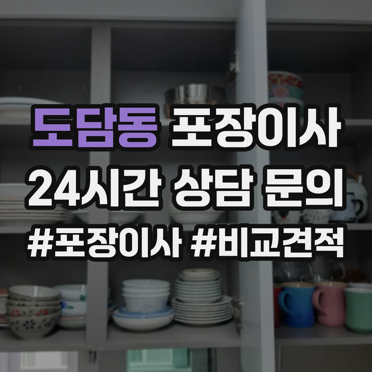 도담동 포장이사