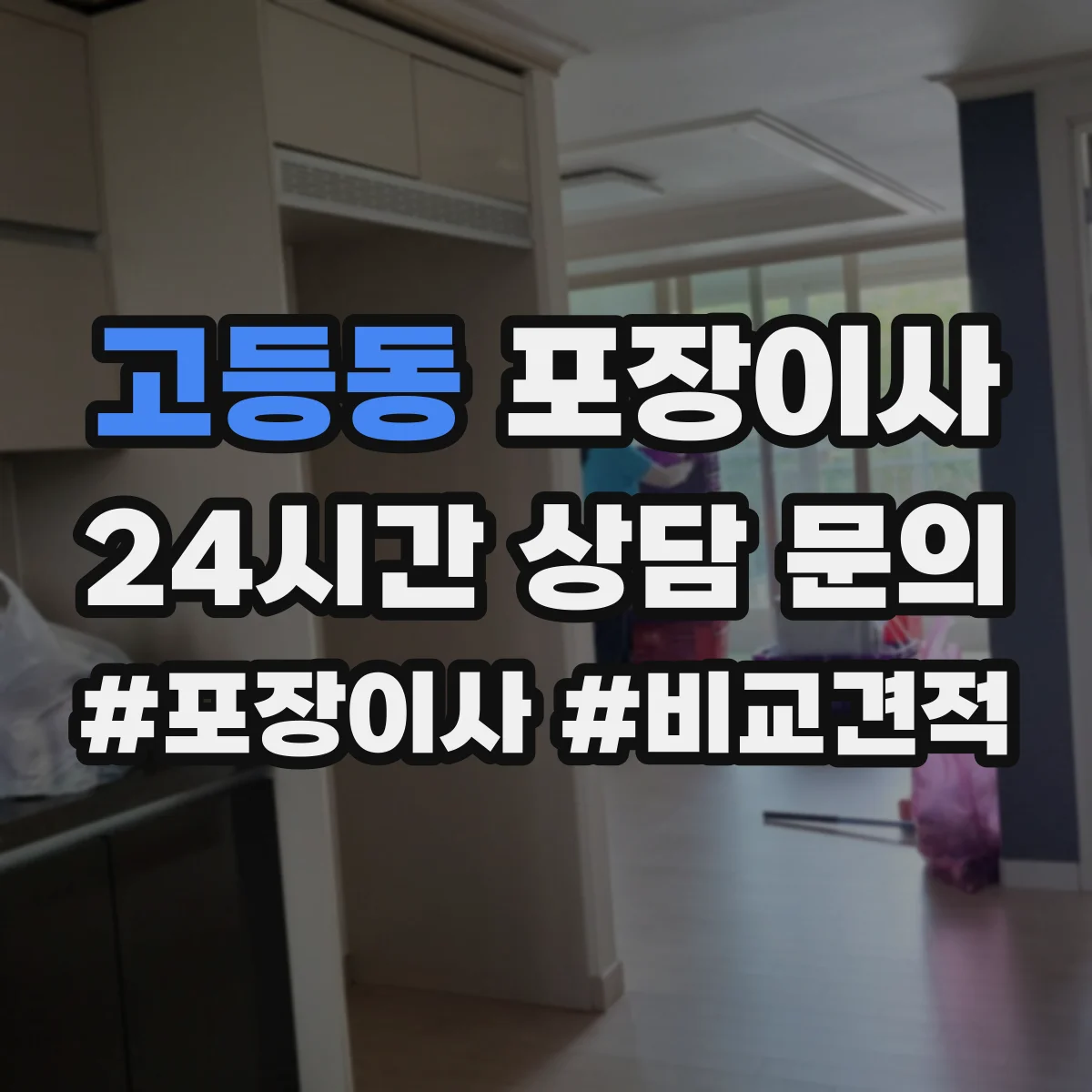 고등동 포장이사