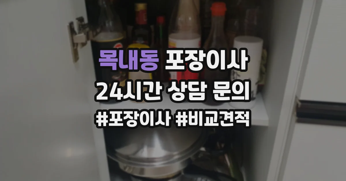 목내동 포장이사