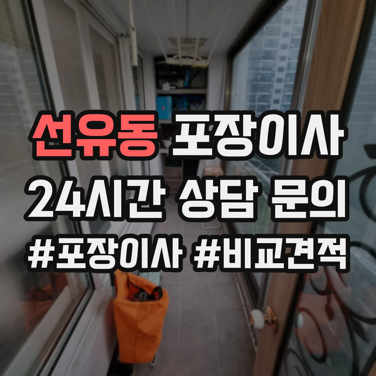 선유동 포장이사