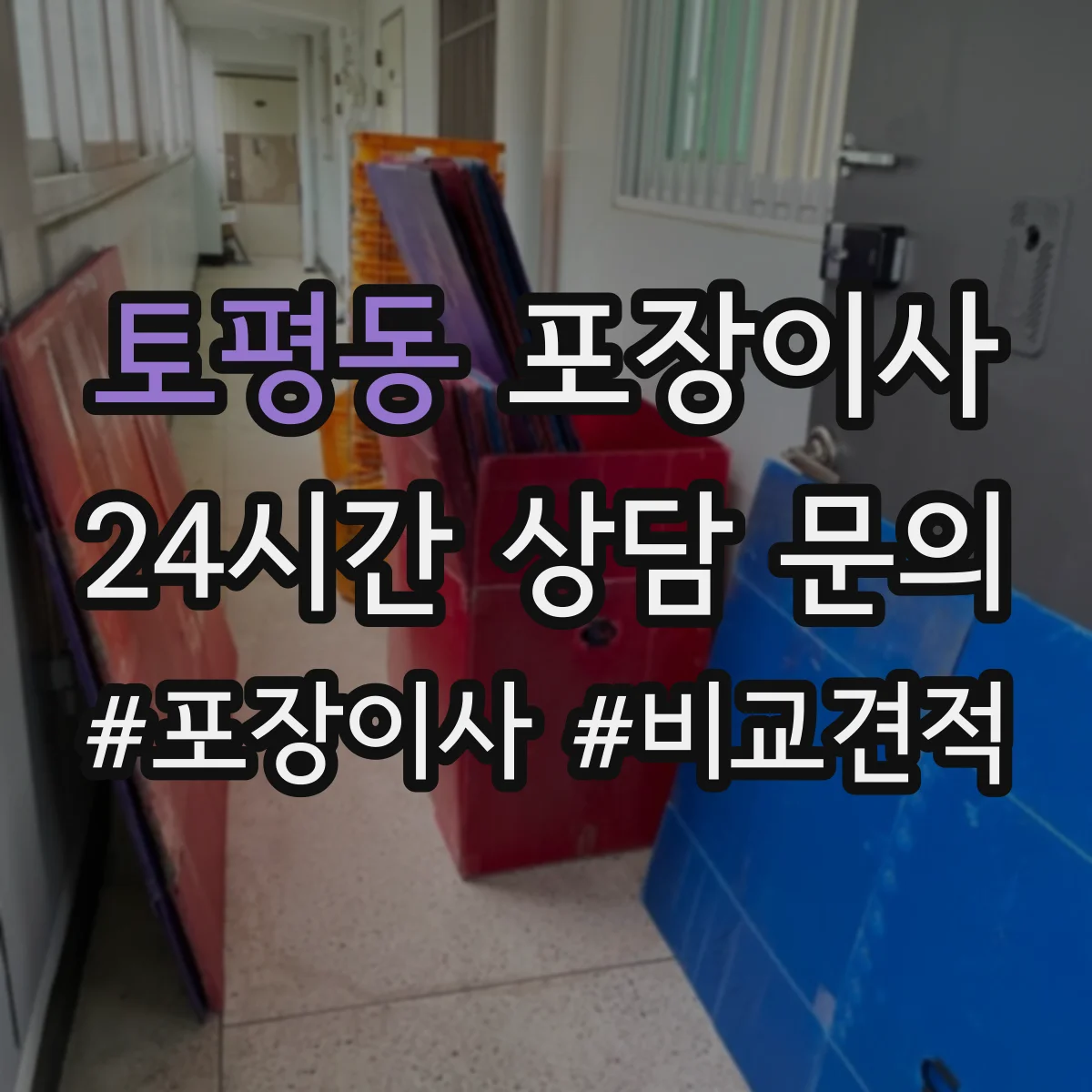 토평동 포장이사 반려동물 동선 고려한 포장 자재와 작업 순서