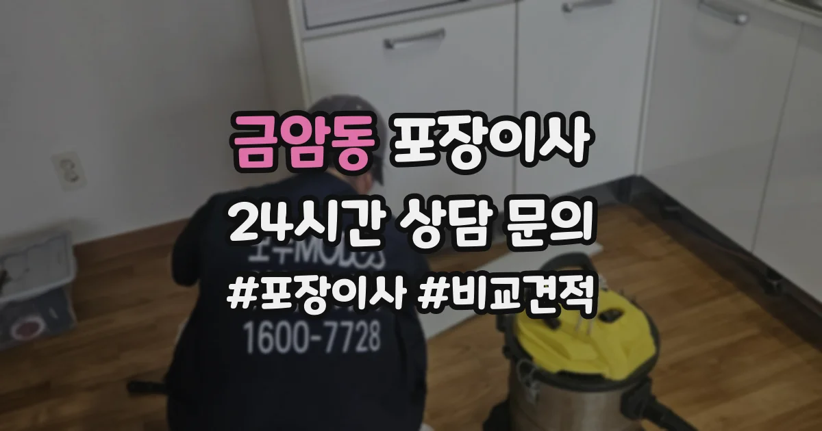 금암동 포장이사