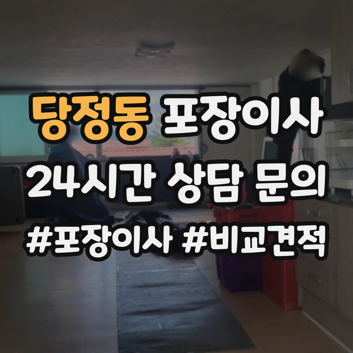 당정동 포장이사 입주청소 전후 보호작업 포함한 일정 운영