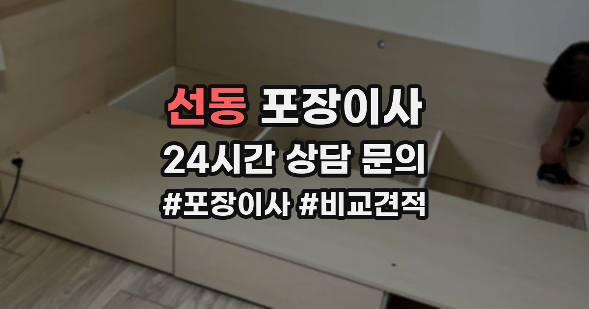 선동 포장이사