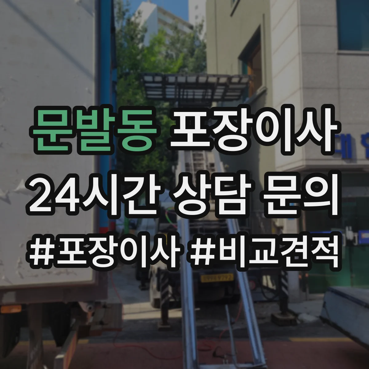 문발동 포장이사 버려야 할 짐 정리 포함 범위