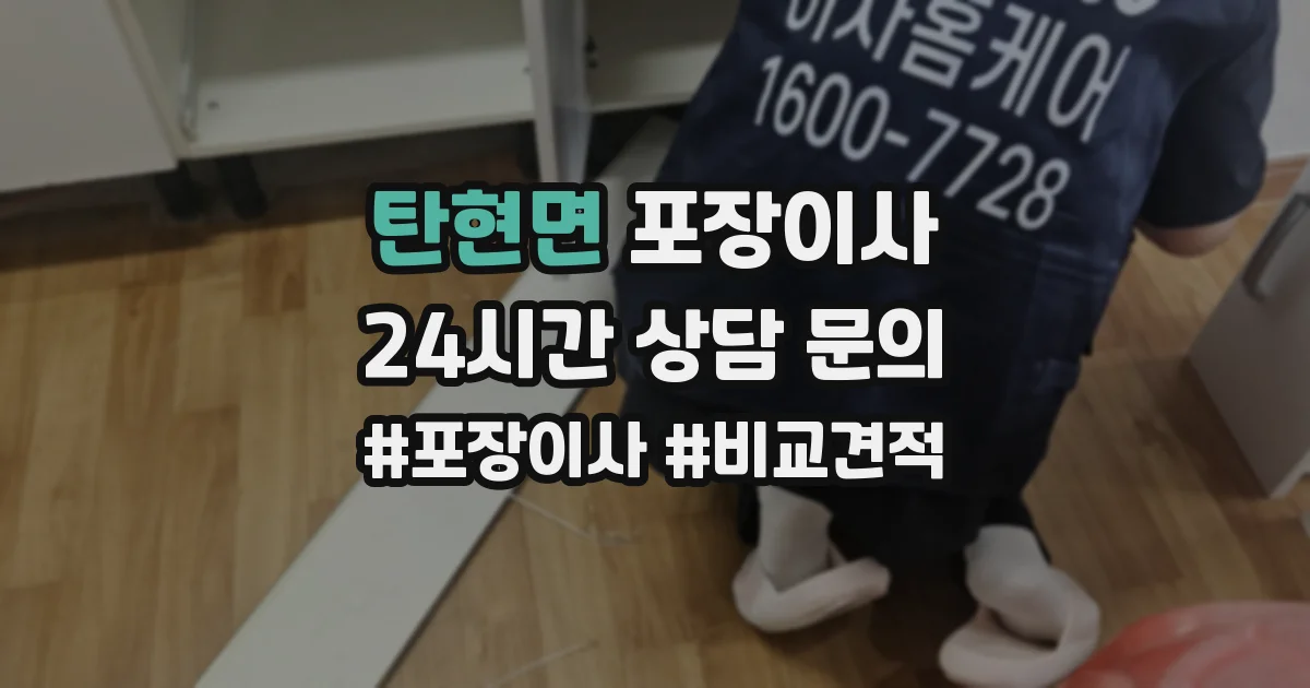 탄현면 포장이사