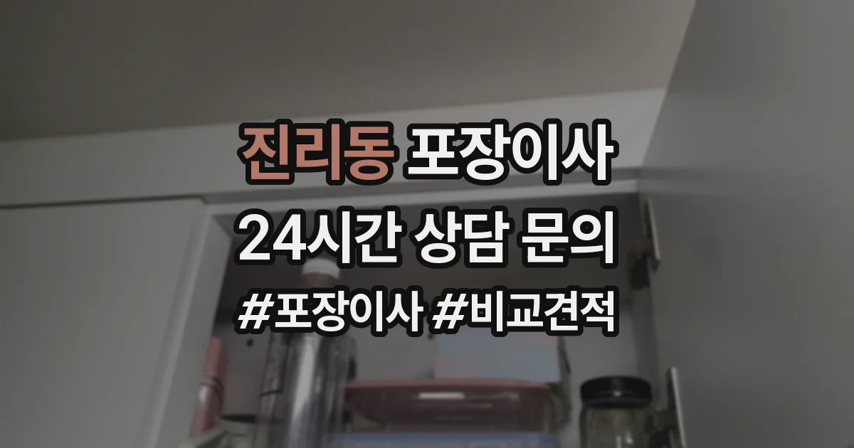 진리동 포장이사