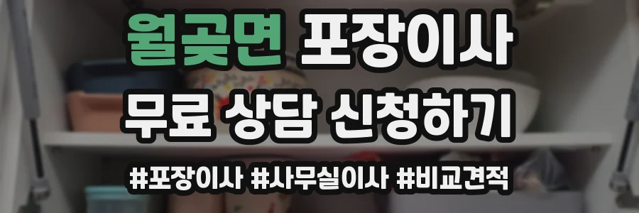 월곶면 포장이사