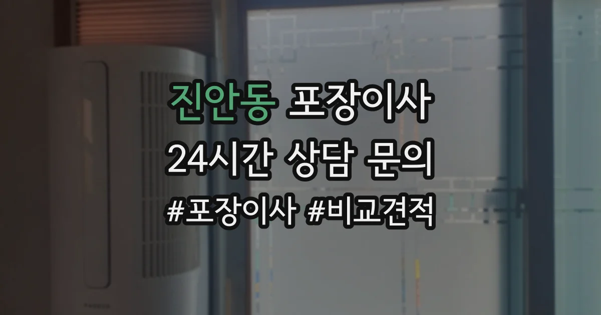 진안동 포장이사