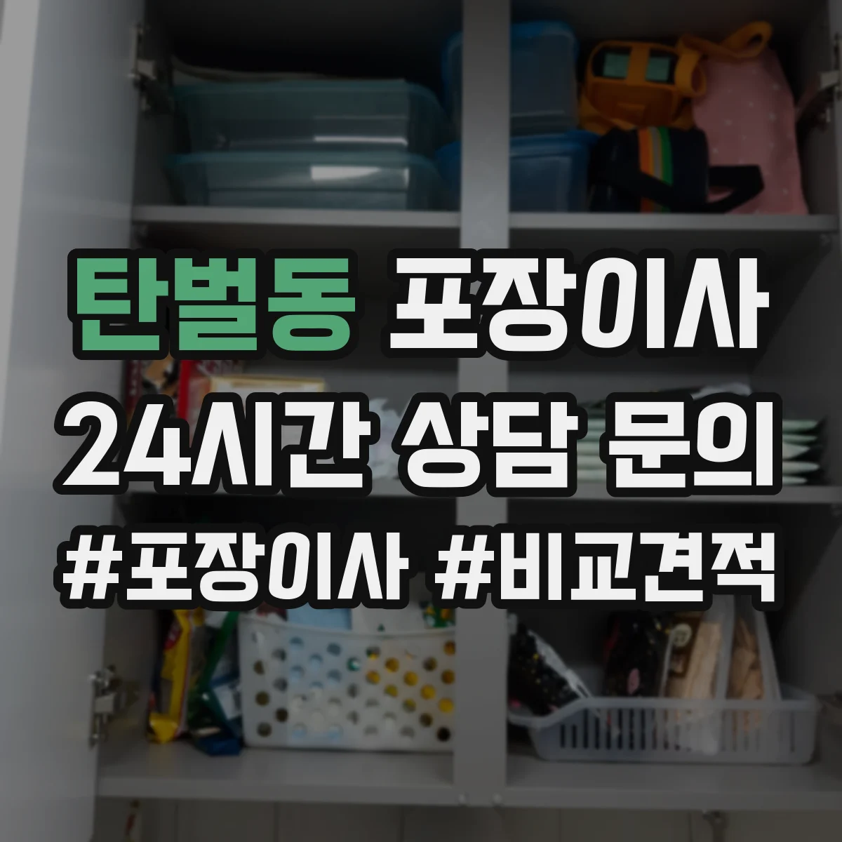 탄벌동 포장이사