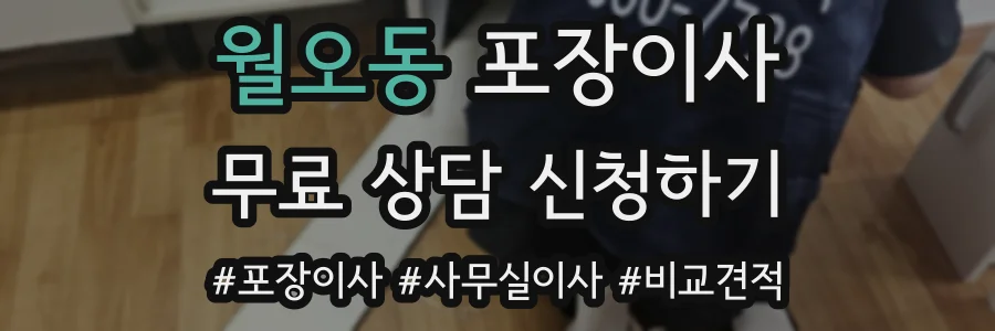 월오동 포장이사