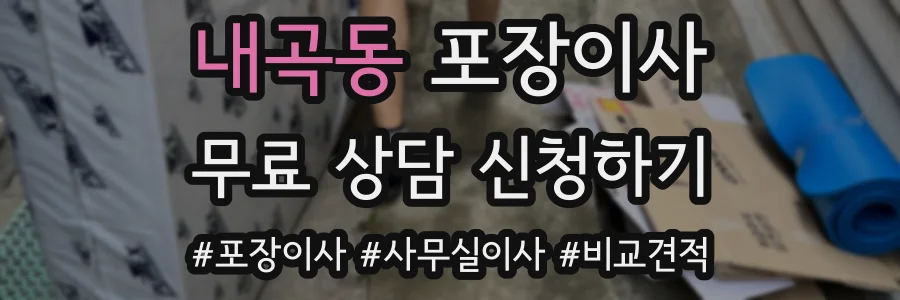 내곡동 포장이사