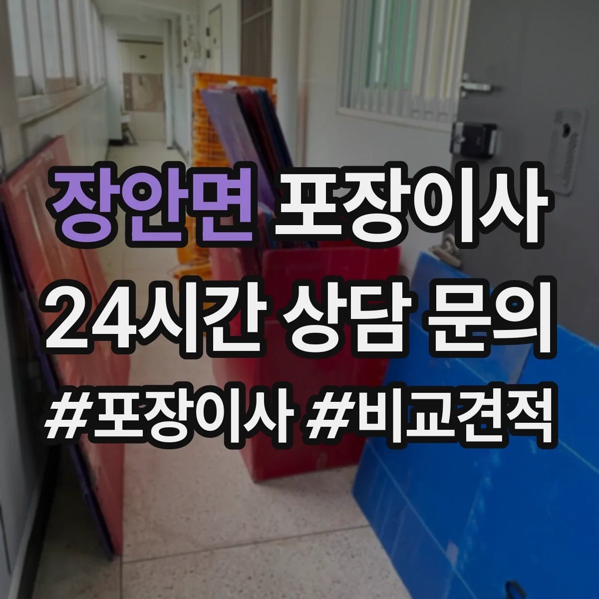 장안면 포장이사