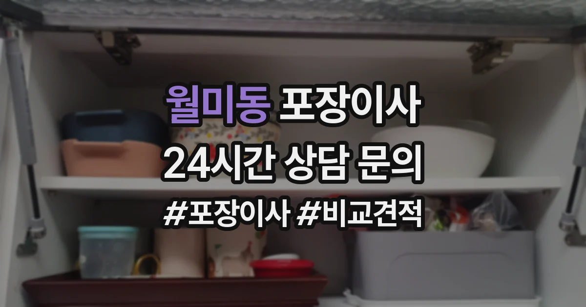 월미동 포장이사