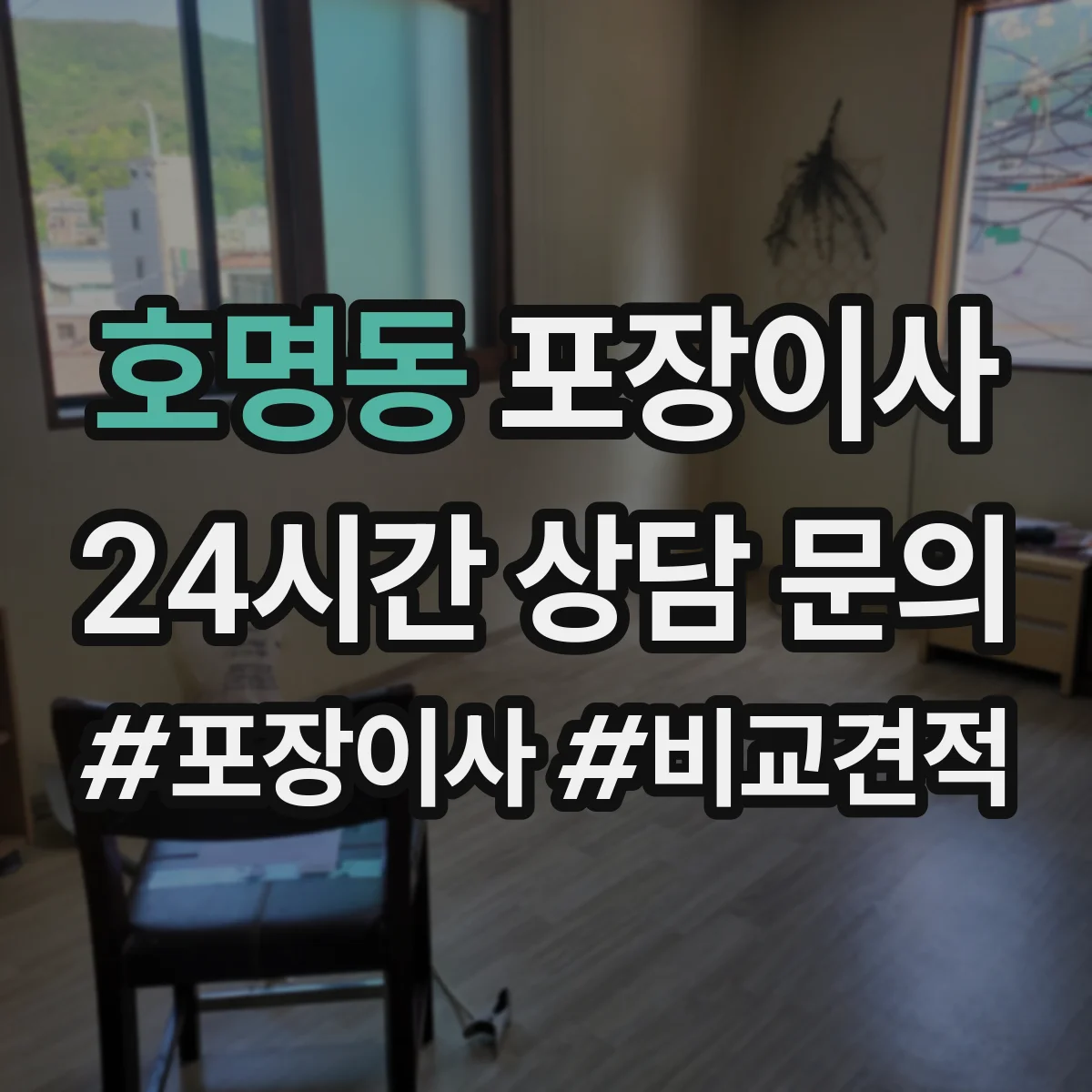 호명동 포장이사