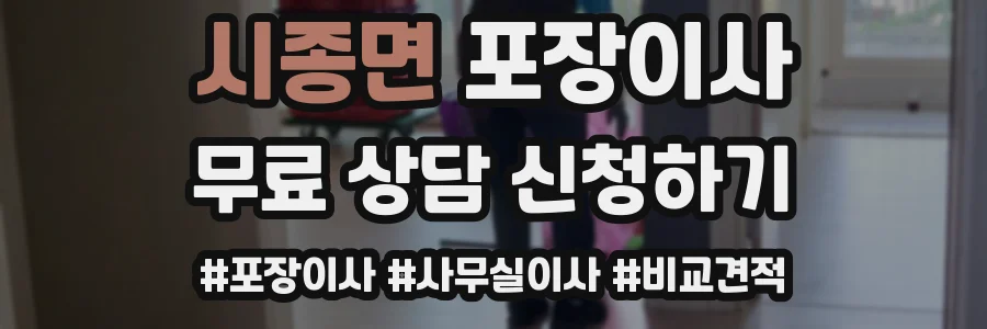 시종면 포장이사