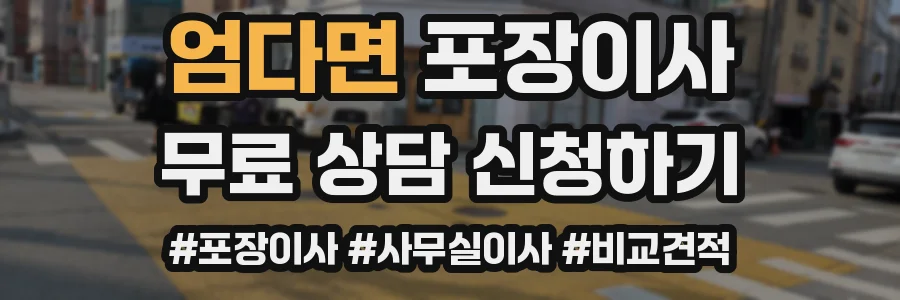 엄다면 포장이사