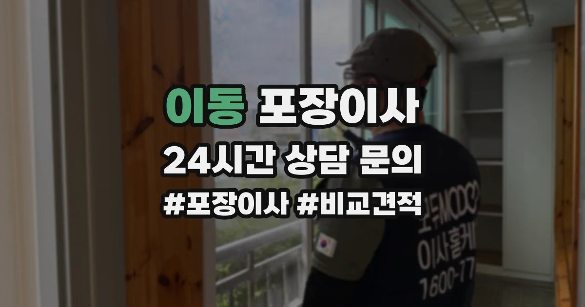 이동 포장이사