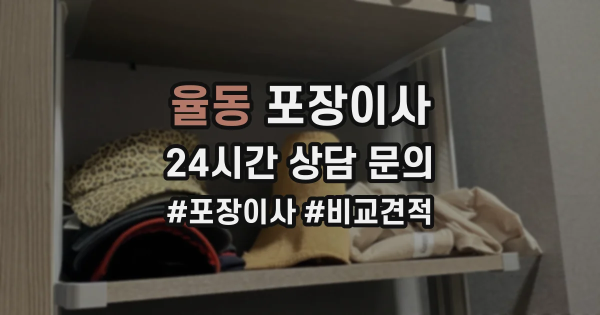 율동 포장이사