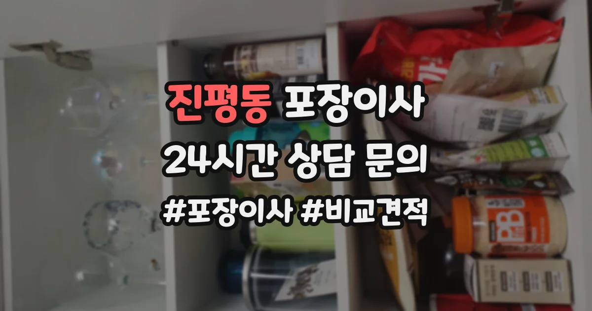 진평동 포장이사