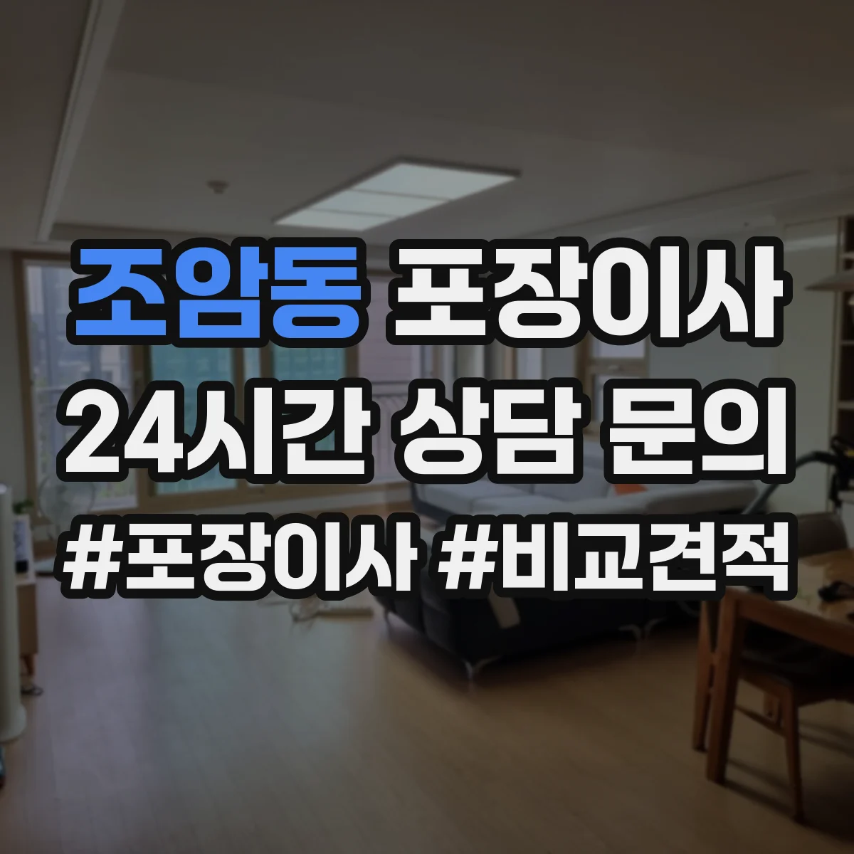 조암동 포장이사