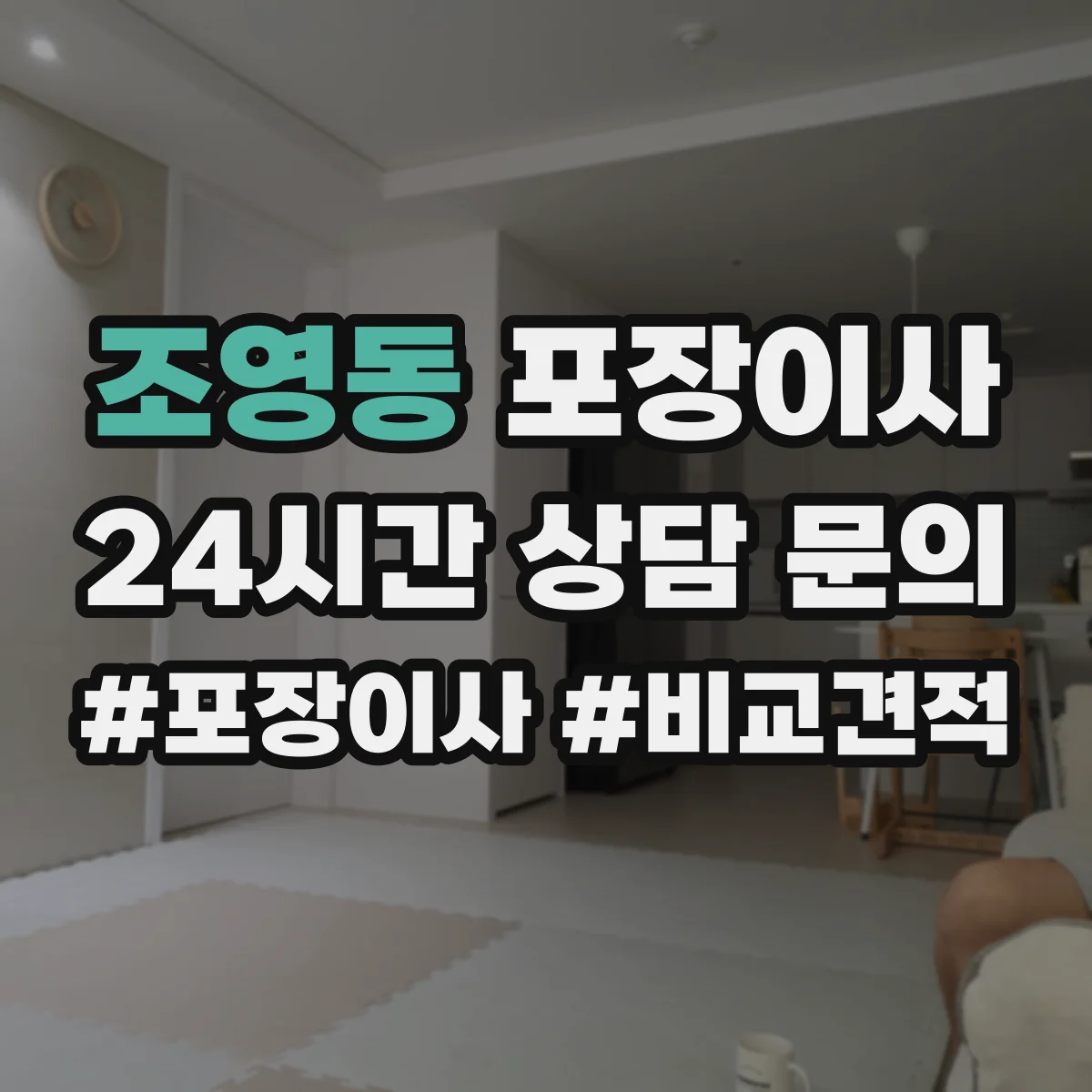 조영동 포장이사