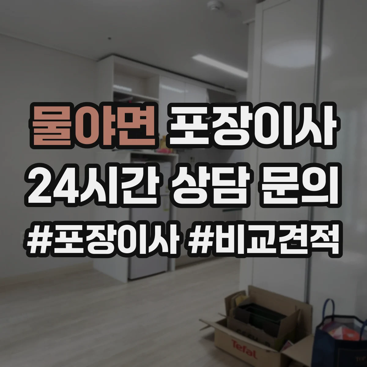 물야면 포장이사 장거리 이사 포장 상태를 꼼꼼히 확인하는 과정