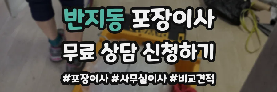 반지동 포장이사