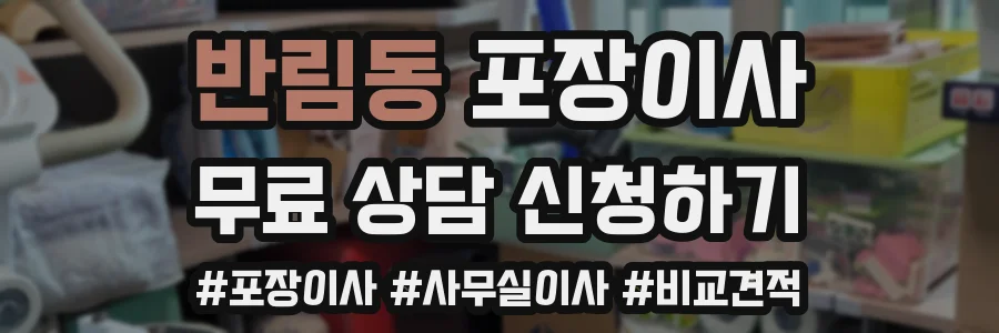 반림동 포장이사