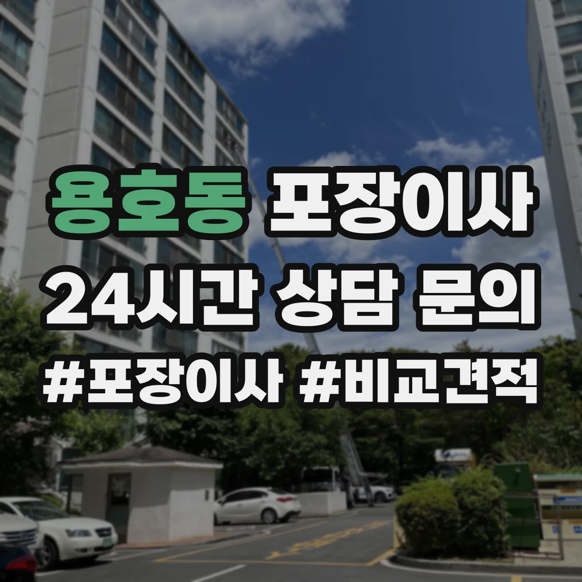 용호동 포장이사 냉장고 세탁기 포장 마무리와 이사 후 설치 확인