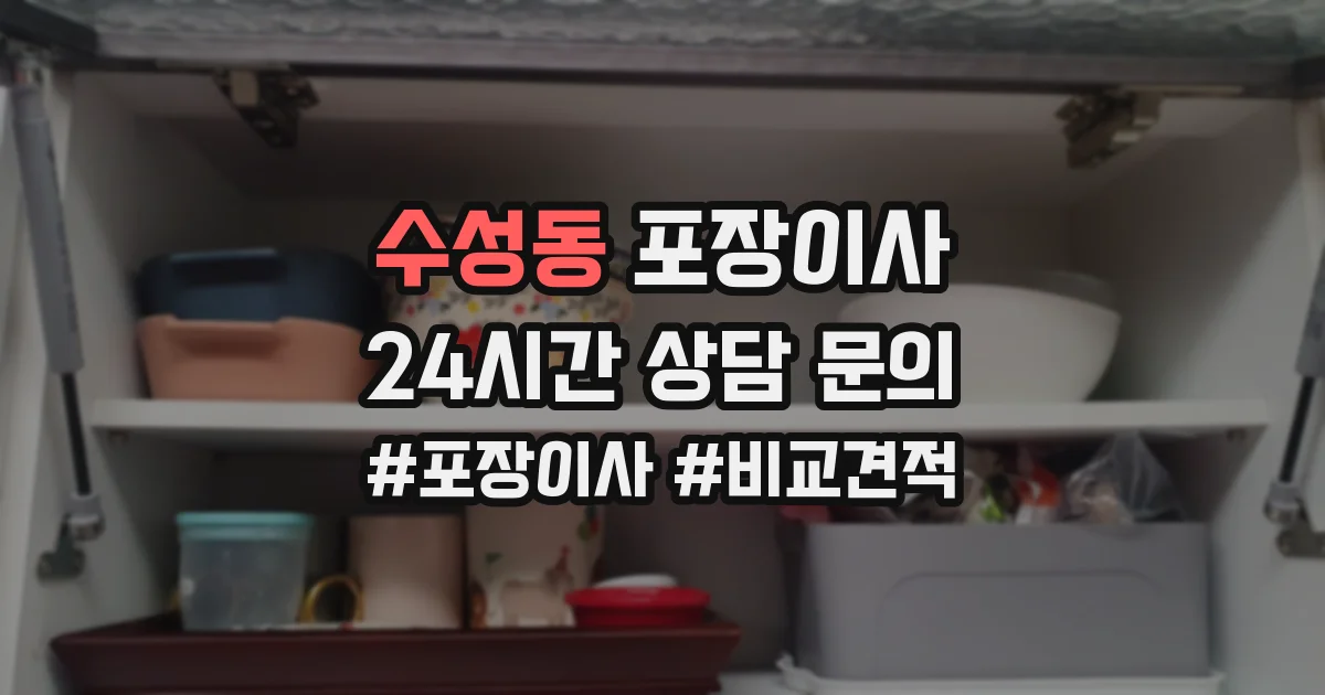 수성동 포장이사