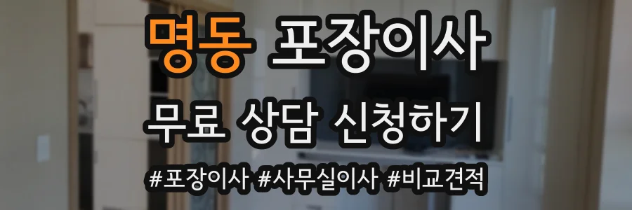 명동 포장이사