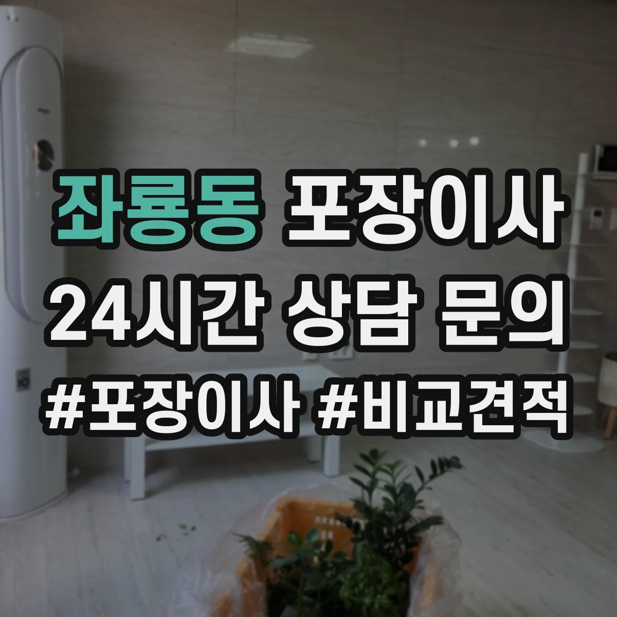 좌룡동 포장이사