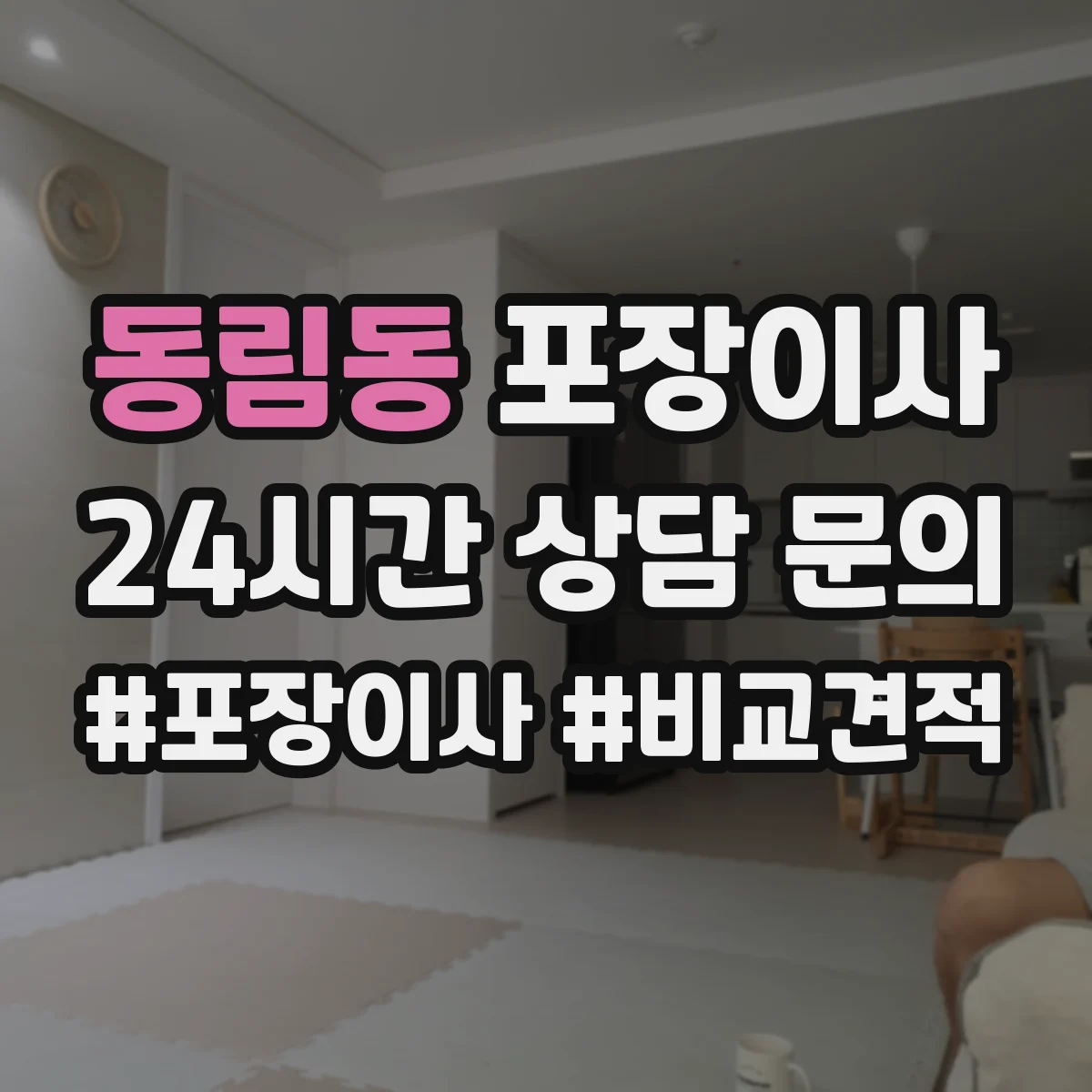 동림동 포장이사