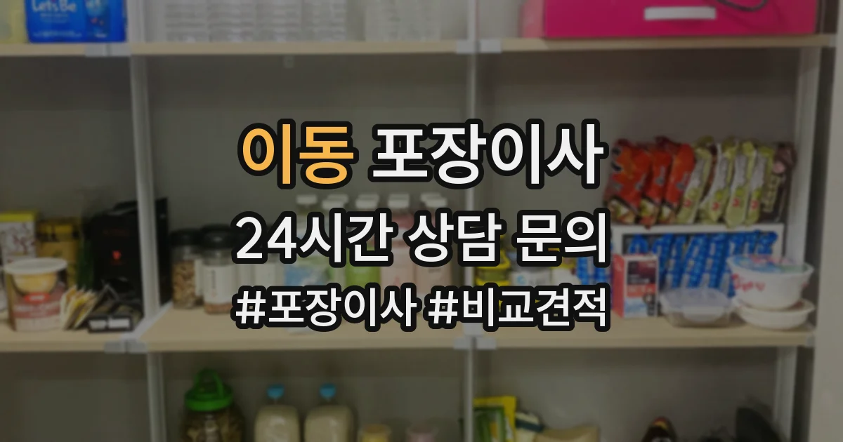 이동 포장이사