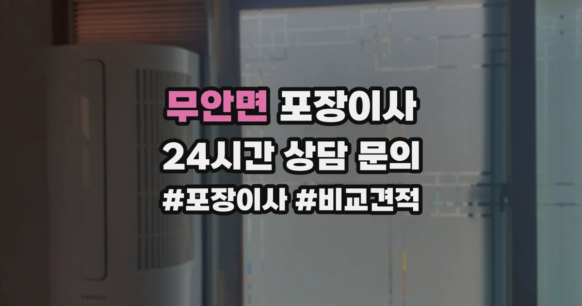 무안면 포장이사