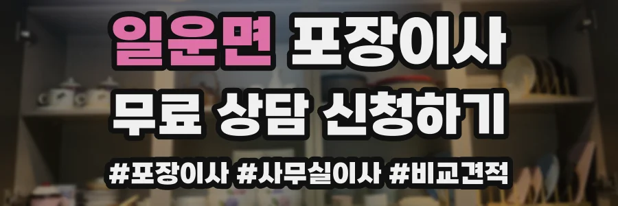 일운면 포장이사